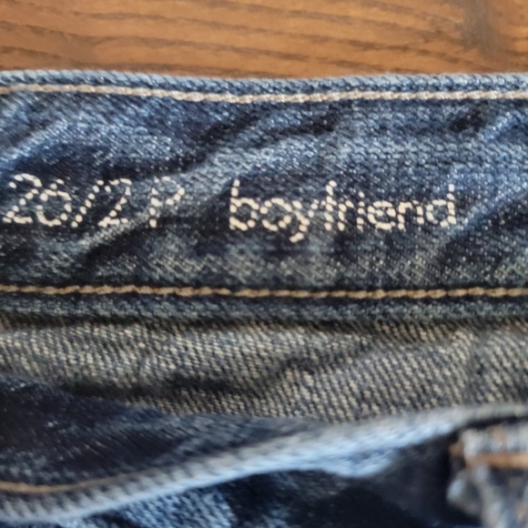 Ann Taylor Botfreind Jeans 2p / 26 Distressed - Picture 2 of 7